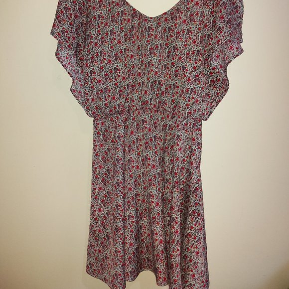 Collective Concepts | Floral Off Shoulder Dress, with Paisley Print - Picture 1 of 3
